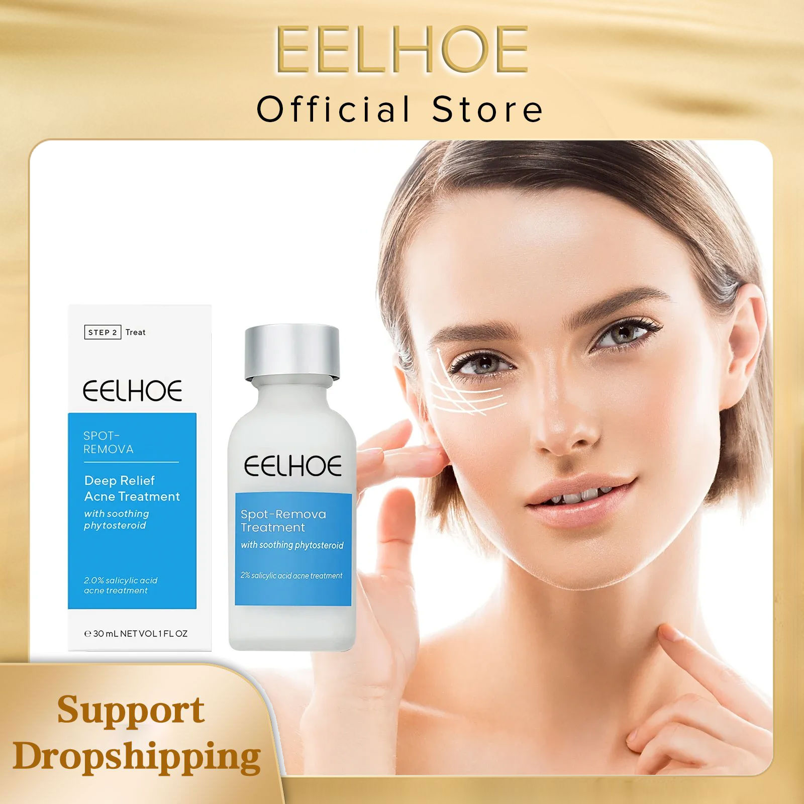 Azelaic Acid Serum - EELHOE Acne Treatment Lotion Salicylic Acid