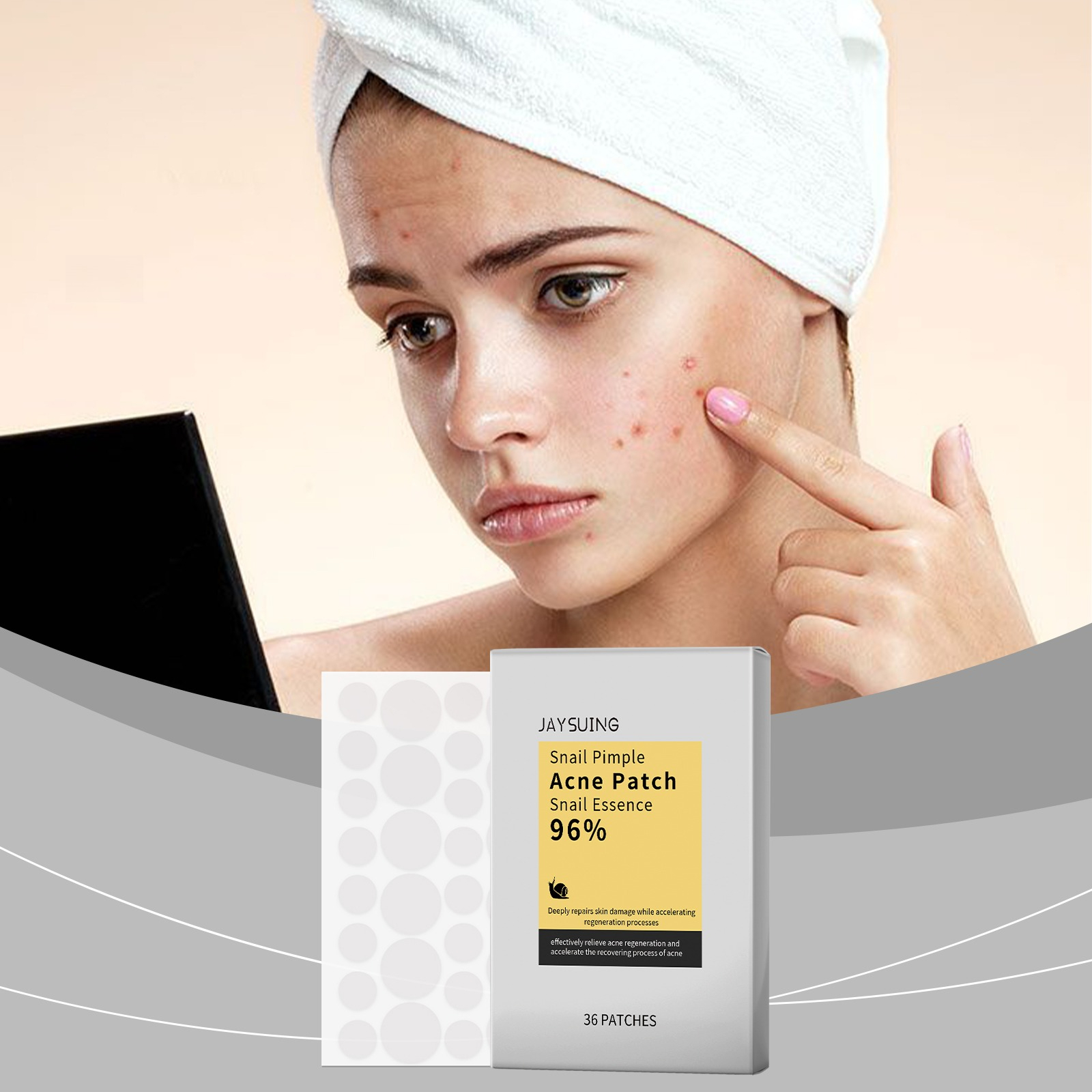 Skincare Oil Control - Snail pimple patches Improve Women Skin