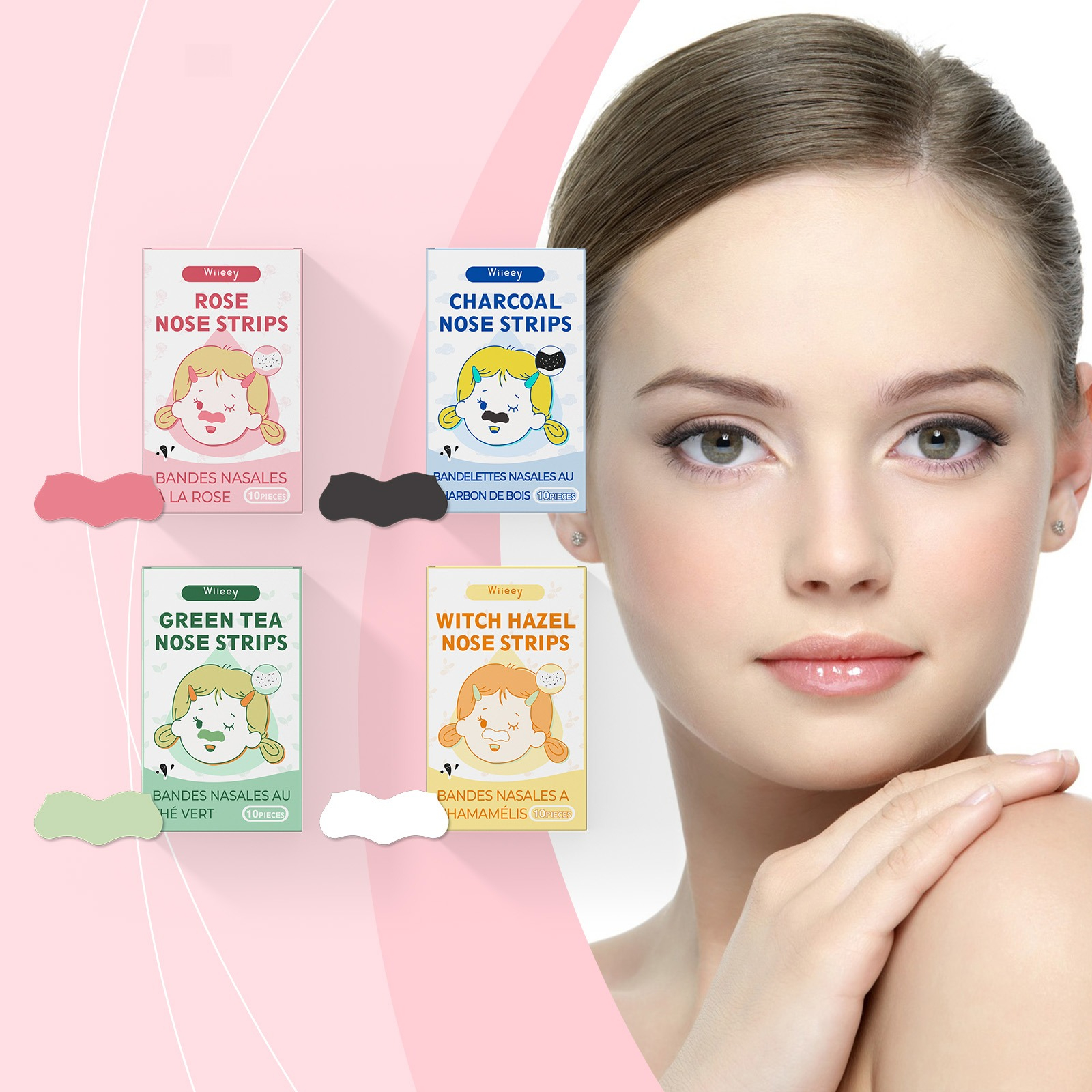Blackheads Removal Nose Strips - Skincare Oil Control のレビューと価格