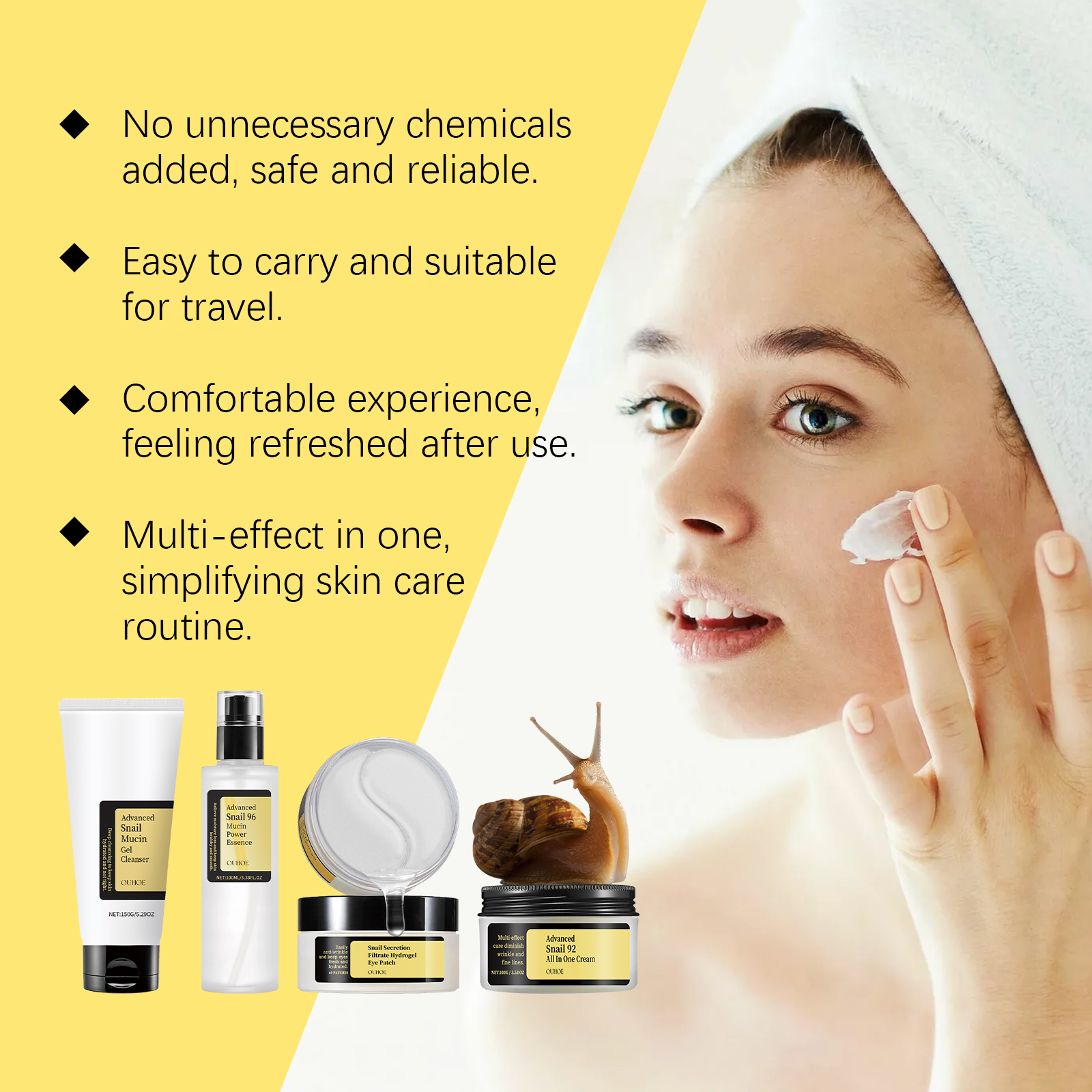 Snail Mucin Skincare Set-Compl - Snail Mucin Essence のレビューと価格