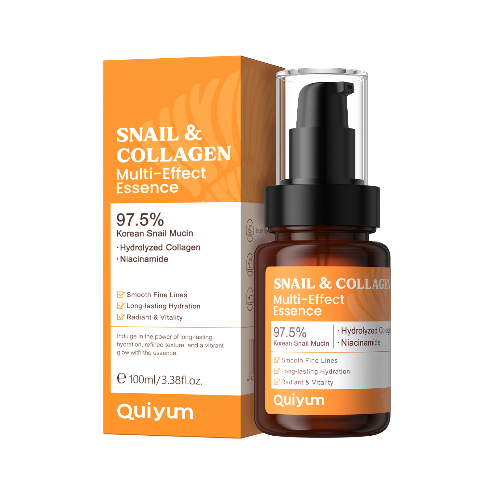 QUIYUM 100ml Snail Mucin Multi - Snail Mucin Essence のレビューと価格
