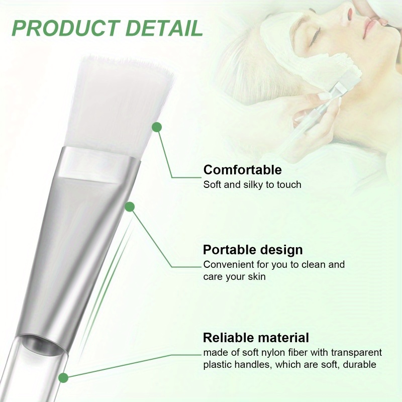 5pcs Soft Facial Mask Brush wi - Skincare Indonesia のレビューと価格