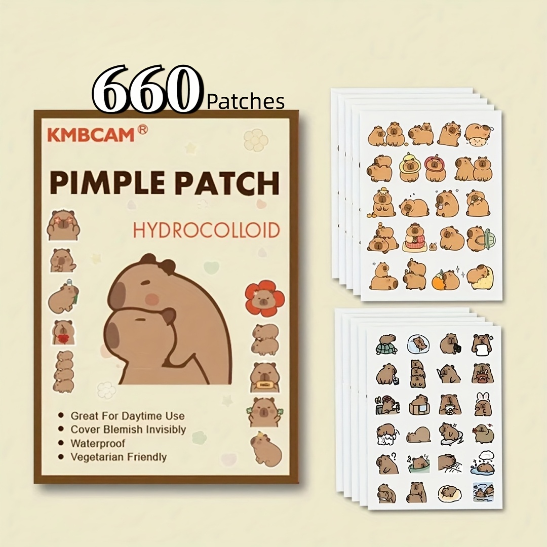Capybara Shaped Pimple Patches - Skincare Oil Control のレビューと価格
