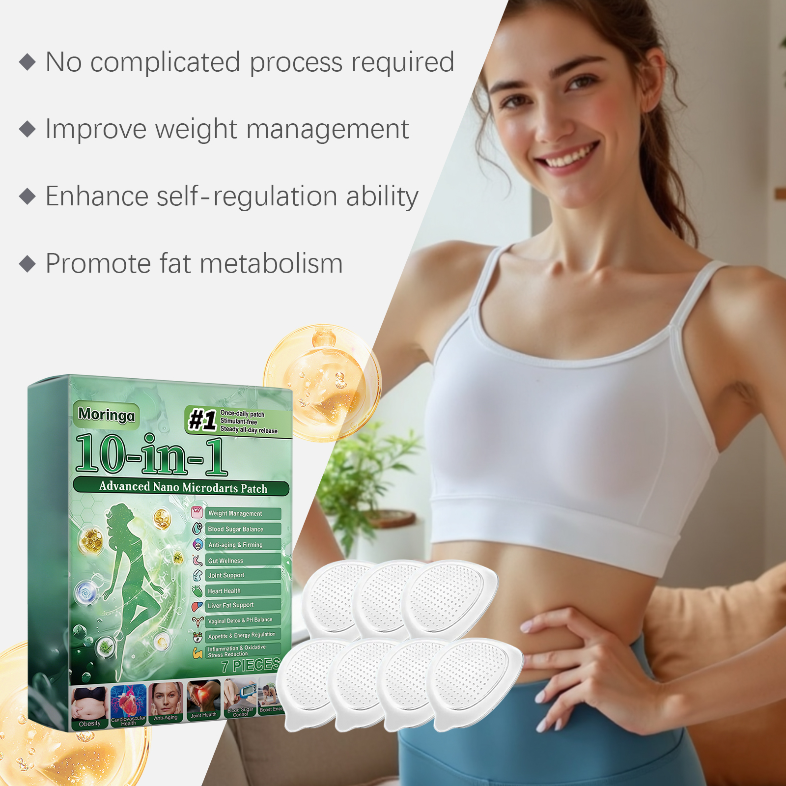 10in1 Moringa Microdart Patch  - Skincare Oil Control のレビューと価格
