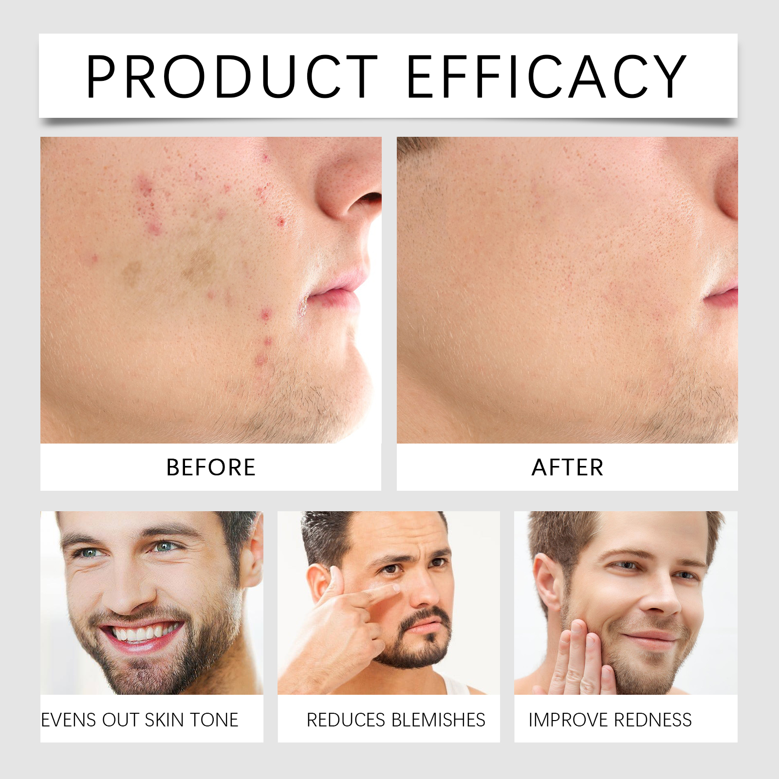Men's Instant Tone-Up Cream An - Skincare Oil Control のレビューと価格