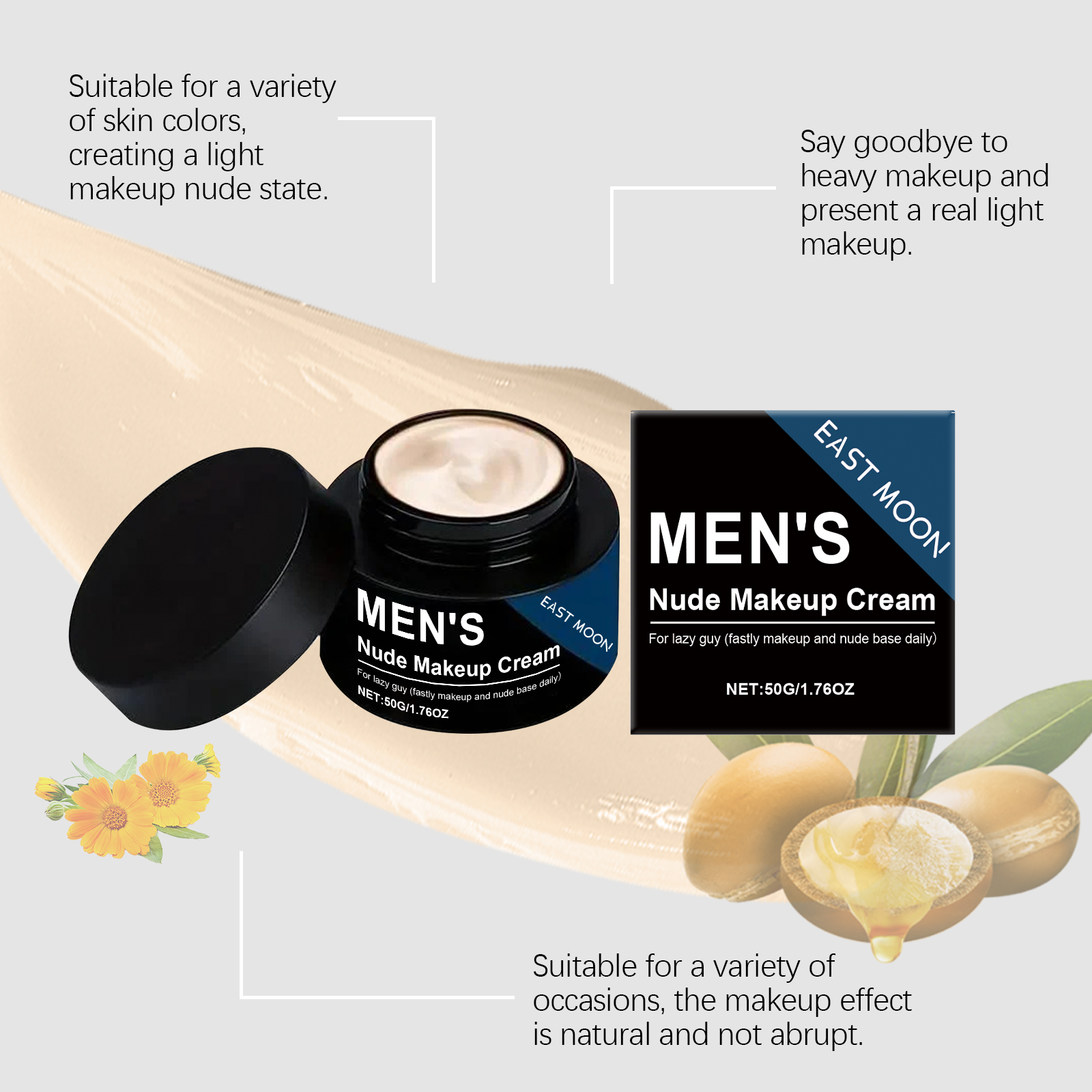 Men's Instant Tone-Up Cream An - Skincare Oil Control のレビューと価格