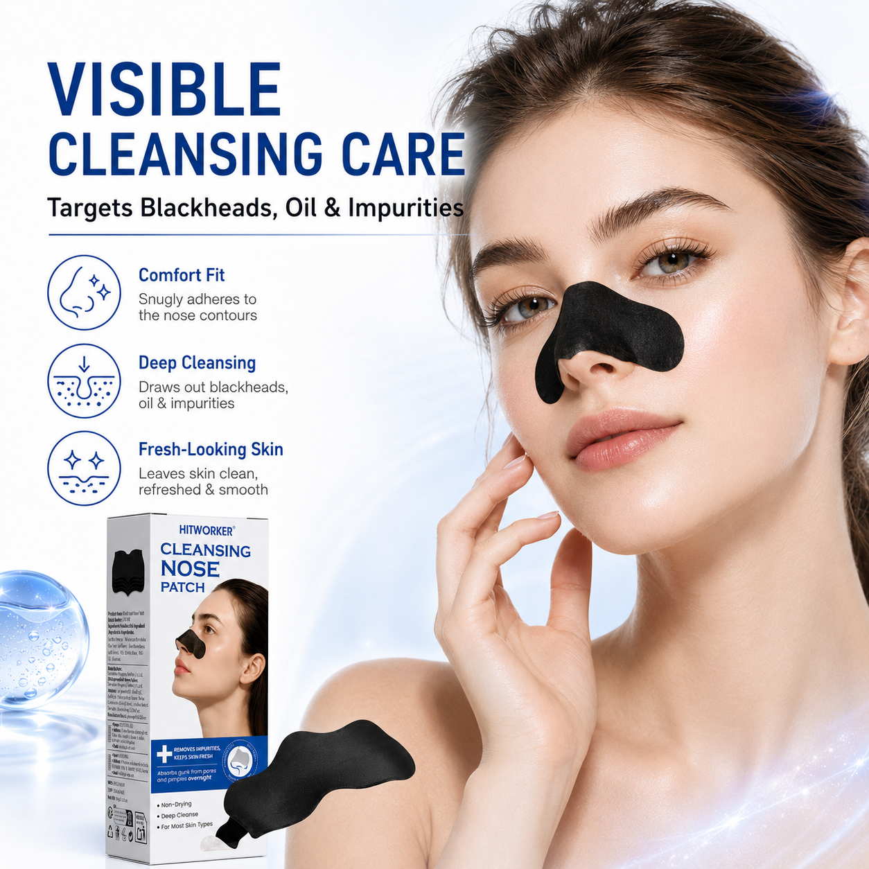 HITWORKER Blackhead Remover No - Skincare Oil Control のレビューと価格