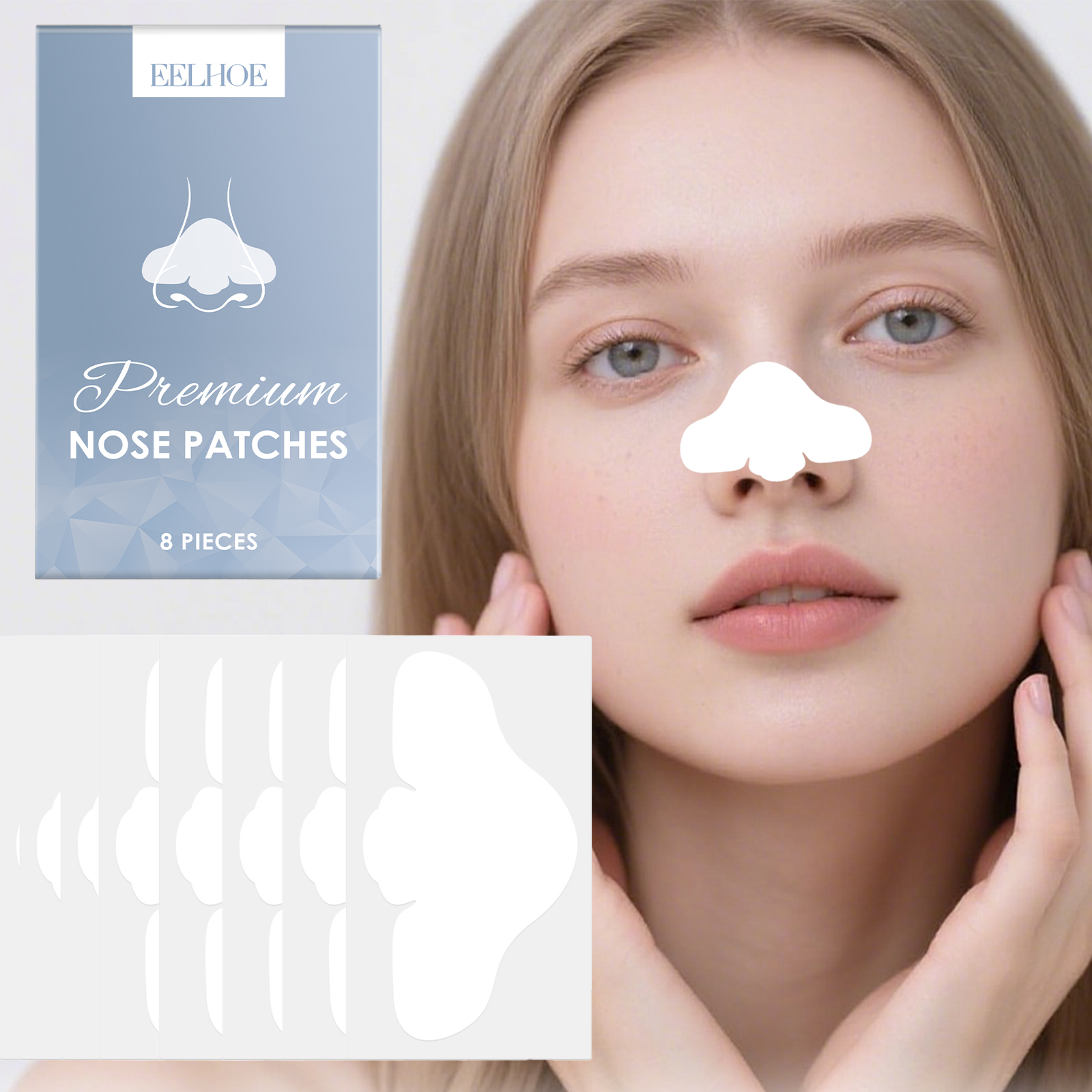 8 Pcs Gentle & Nourishing Nose - Skincare Oil Control のレビューと価格