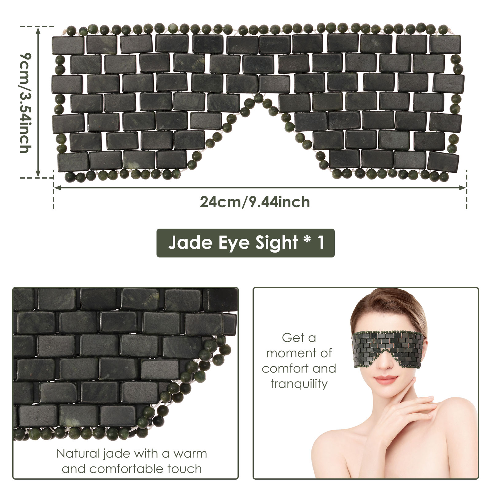 Jade Eye Mask Portable Jade St - Skincare Indonesia のレビューと価格