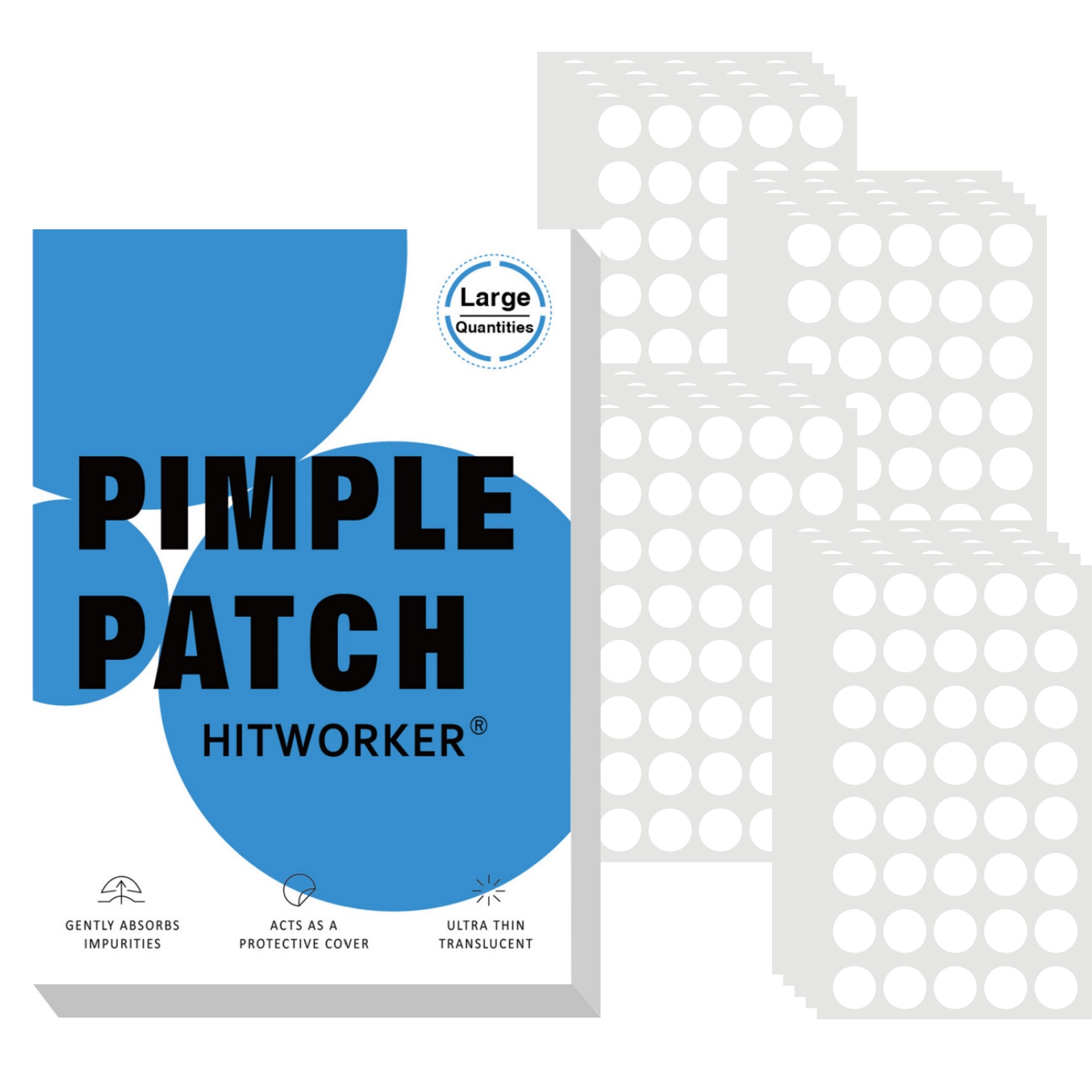 800Pcs Hydrocolloid Acne Pimpl - Skincare Oil Control のレビューと価格