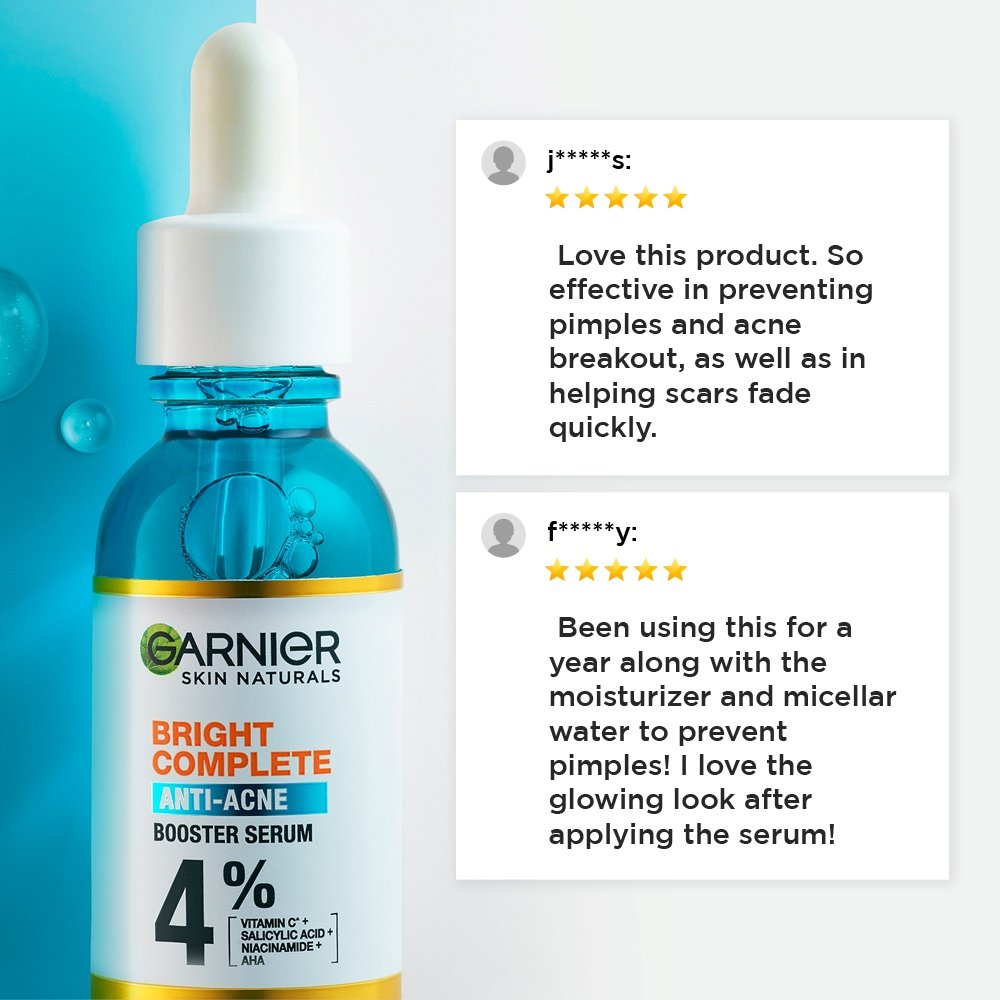 Garnier Bright Complete Facial - Azelaic Acid Serum のレビューと価格