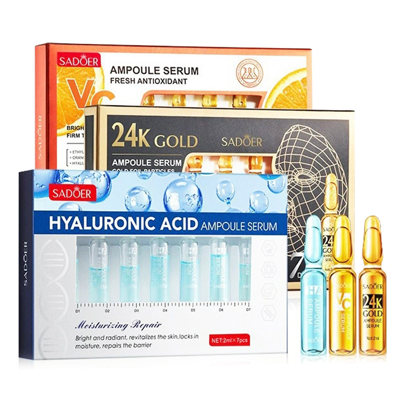 7pcs/Kit SADOER Ampoule Vitami - Snail Mucin Essence のレビューと価格