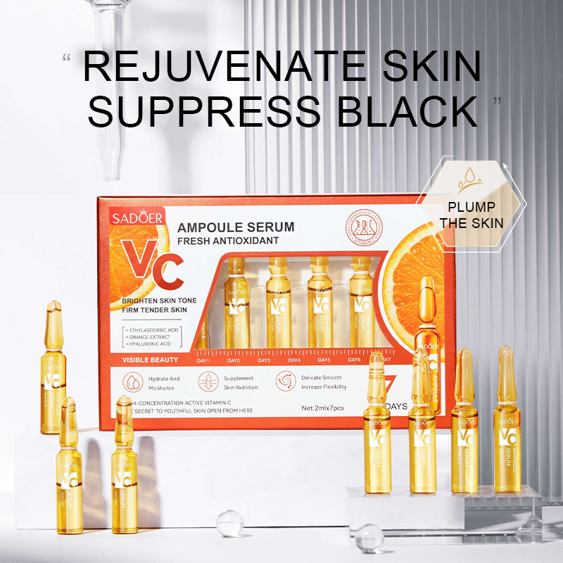 7pcs/Kit SADOER Ampoule Vitami - Snail Mucin Essence のレビューと価格