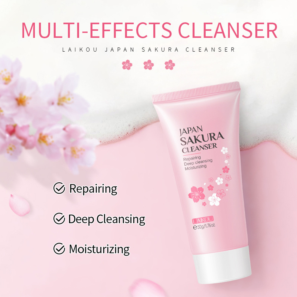 LAIKOU 8Pcs Sakura Facial Skin - Skincare Niacinamide のレビューと価格